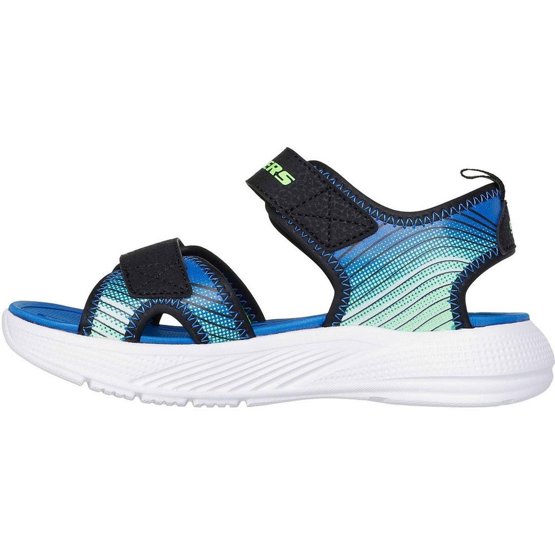 Skechers Microspec-Splash Sandal Black/Lime – view 4