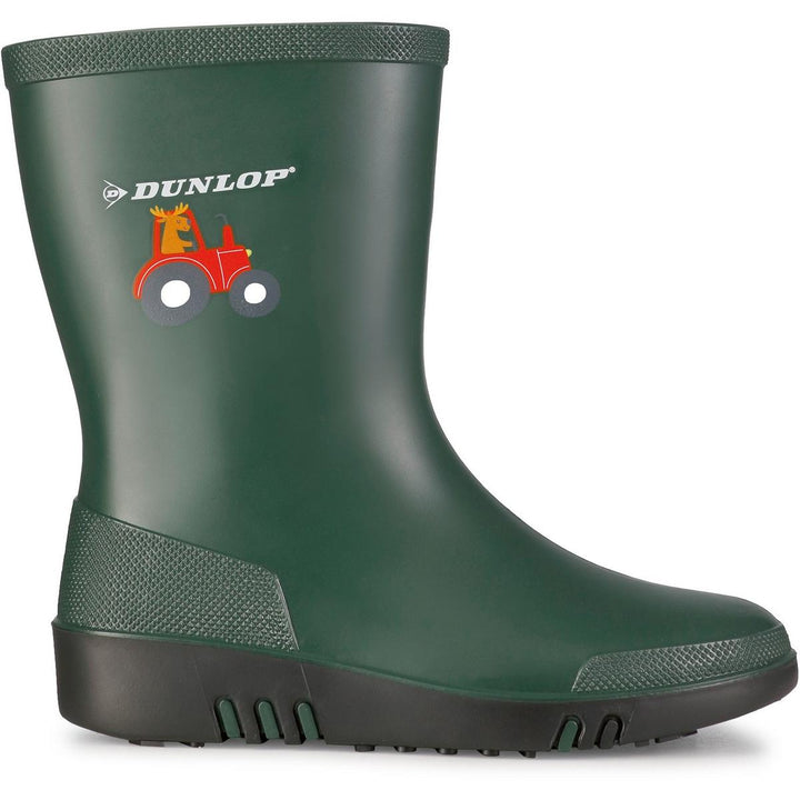 Dunlop Kids Mini Wellington Heritage Green/Black – view 5
