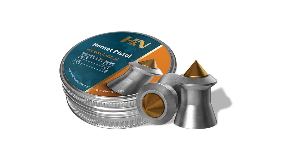 Bisley Hornet Pistol .177 Tin of 250 by H&N - Hunting outdoor gear for Men