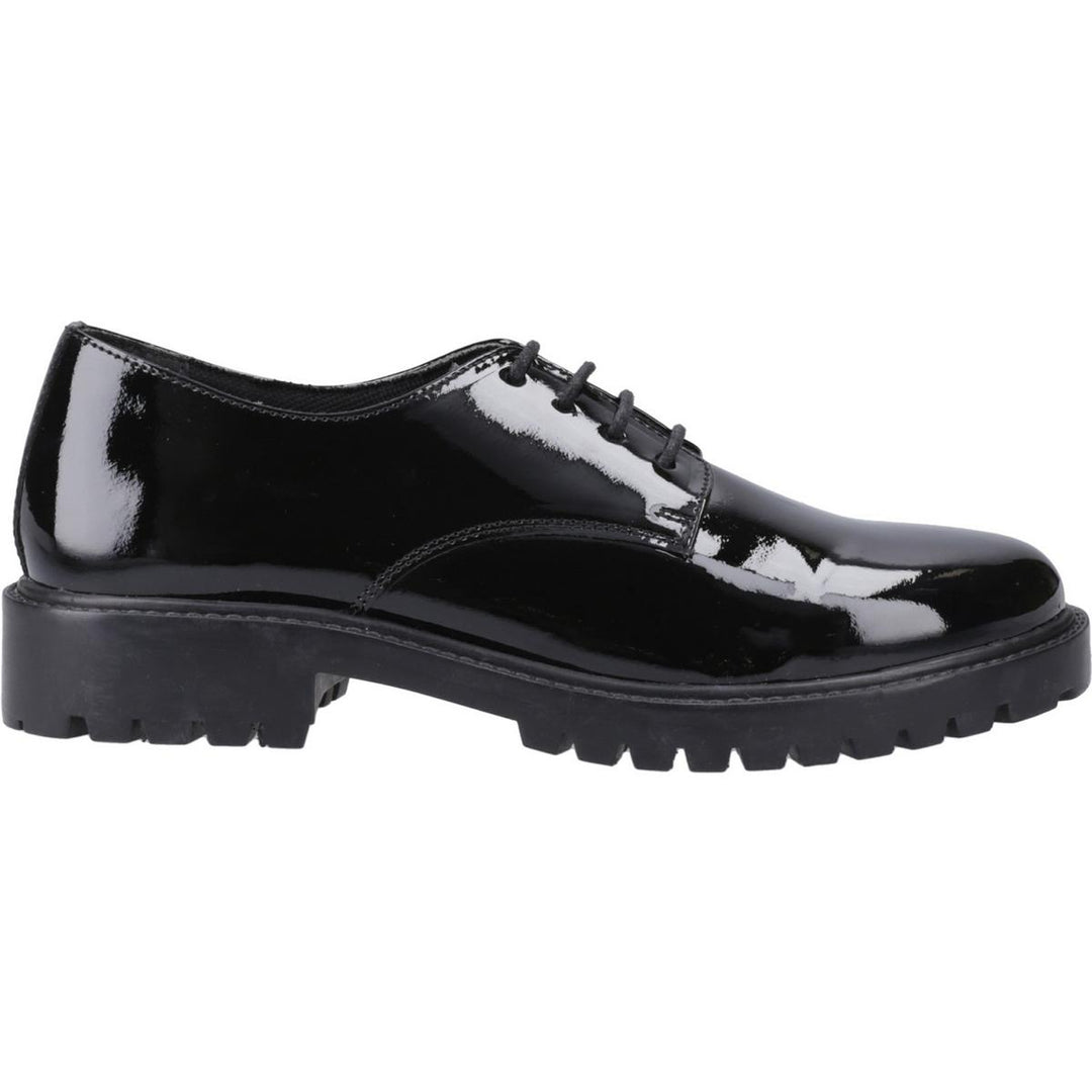 Hush Puppies Aubrey Lace Up Patent Snr – view 5