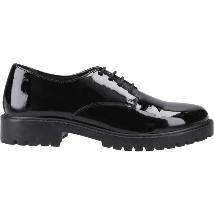 Hush Puppies Aubrey Lace Up Patent Snr – view 5