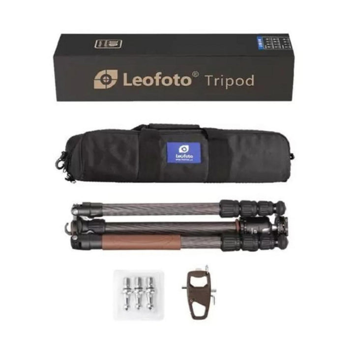 Leofoto Armour LN-284CT Carbon Fibre Tripod + NB-40 Panning Clamp Ballhead