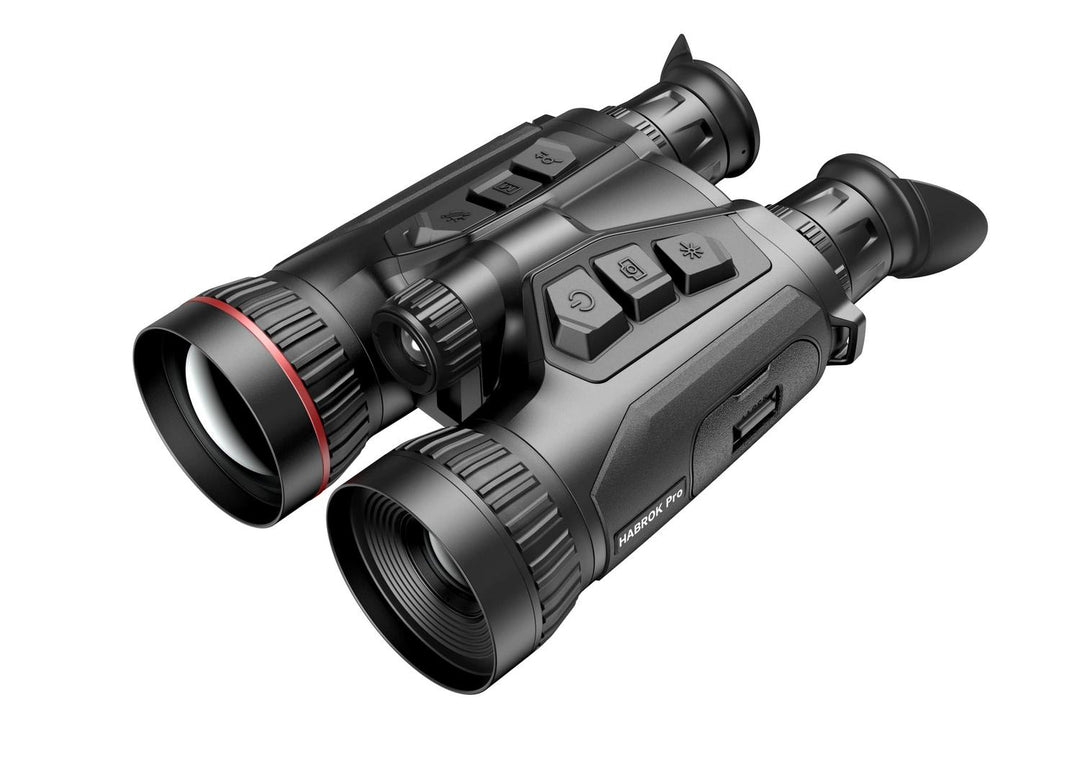 HIKMICRO Habrok Pro 1280px 60mm Thermal Binocular with 4K Optical camera and LRF - 1280 × 1024 resolution @12μm detector, High sensitivity module NETD < 18 mK (@25°C, F# = 1.0)