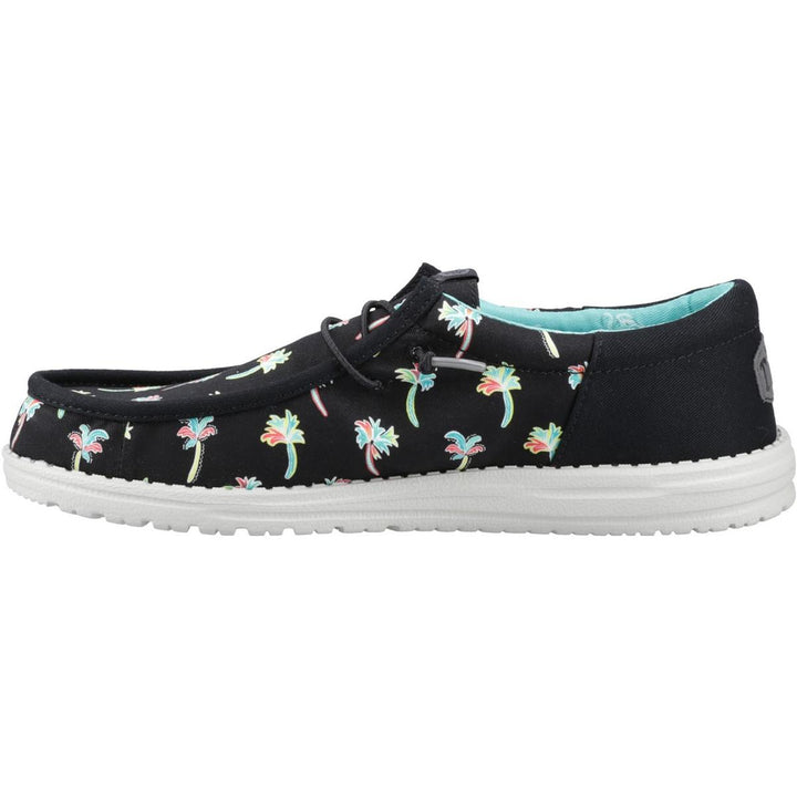 HEYDUDE Wally Funk Party Palm Shoes Black/Multi