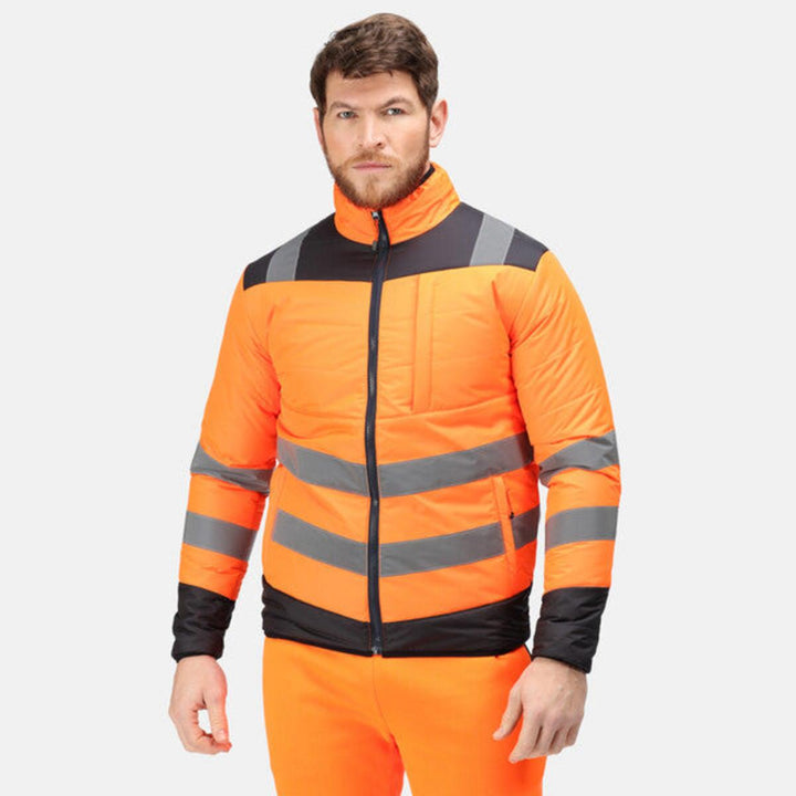 Game Mens Regatta Hi Vis Thermal Jacket - TRA483