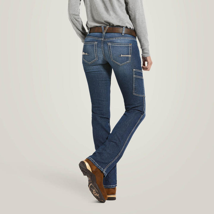 Ariat Ladies Rebar MR DuraStretch Riveter Straight Jean – view 2