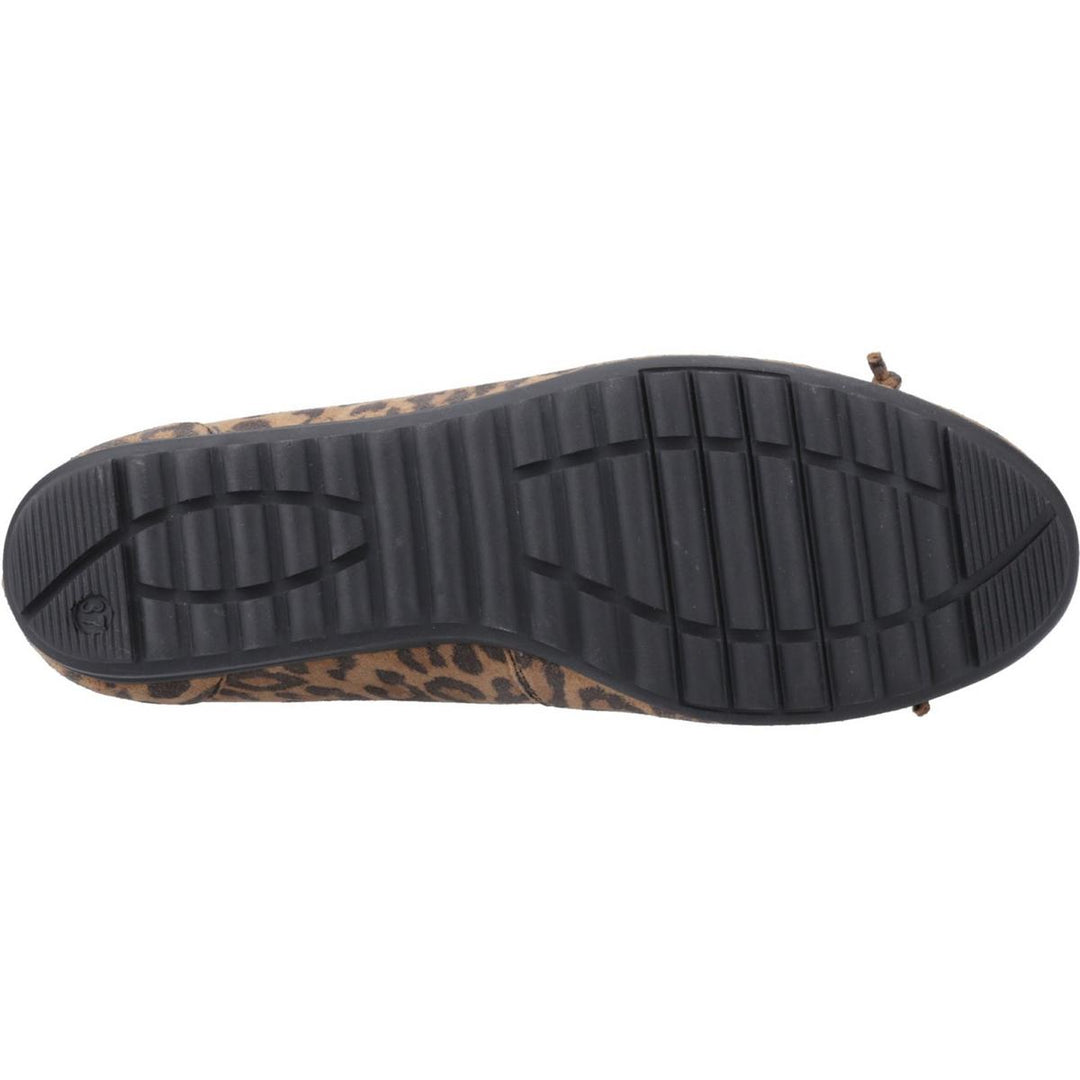 Hush Puppies Lucille Bow Ballerina Leopard – view 3