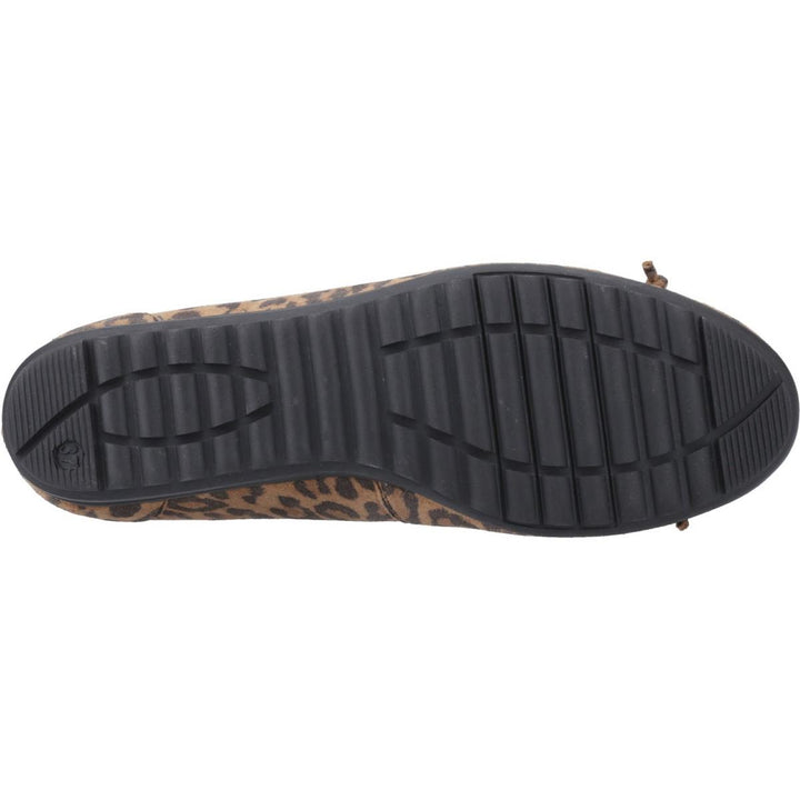 Hush Puppies Lucille Bow Ballerina Leopard – view 3