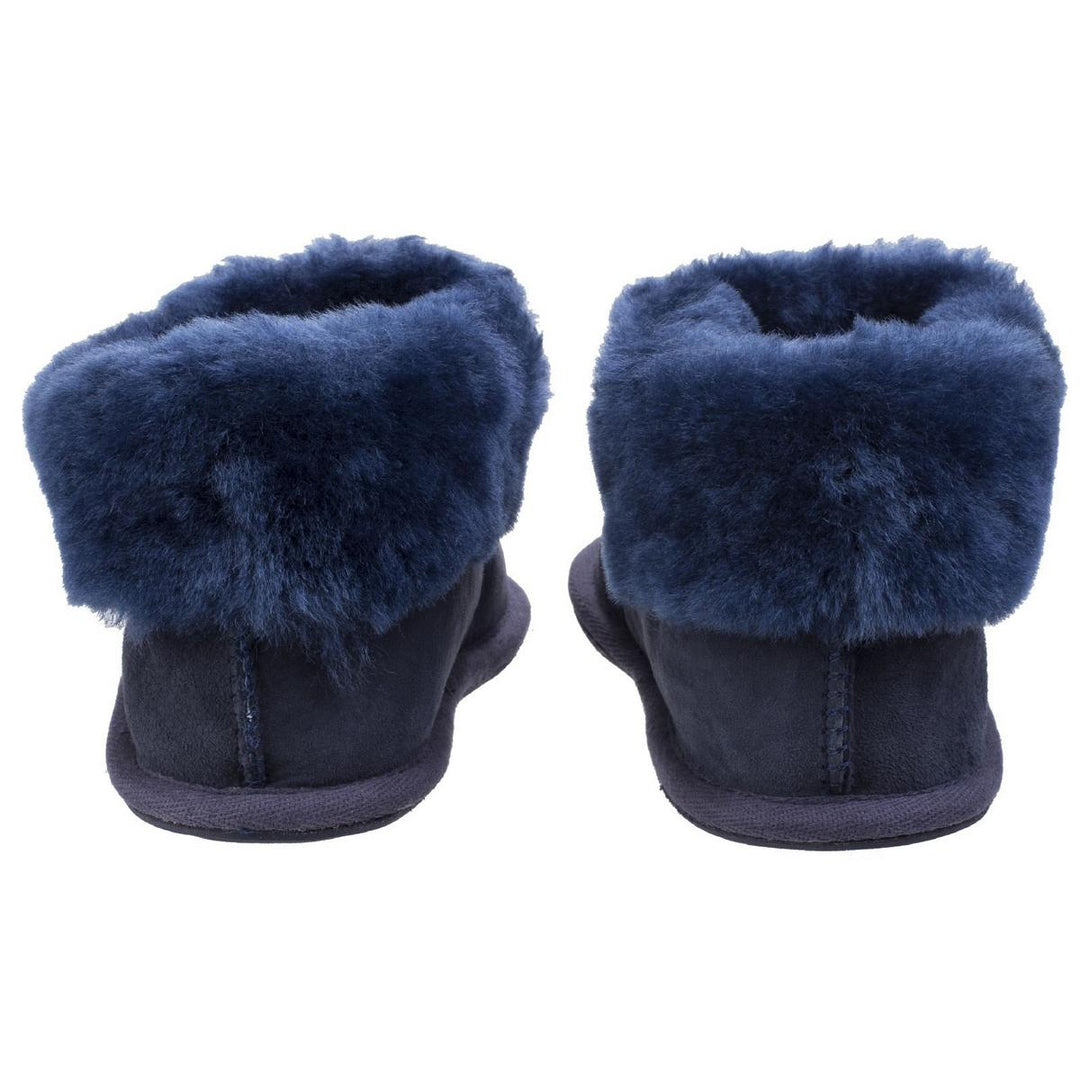 Cotswold Wotton Sheepskin Bootie Dark