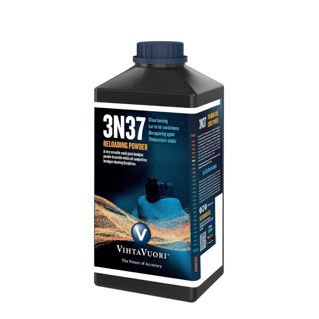 Vihtavuori 3N37 Smokeless Reloading Powder, 0.5kg Bottle