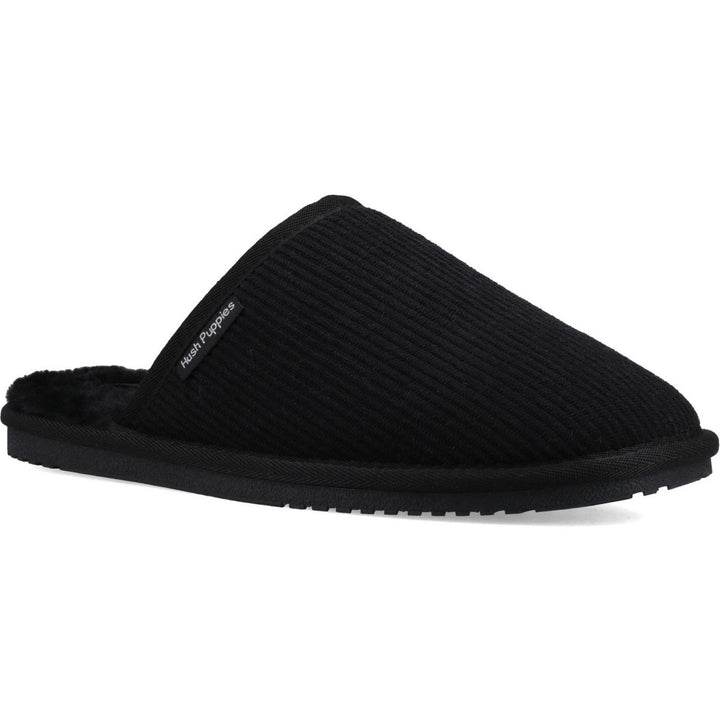Coady Cord Slipper Black