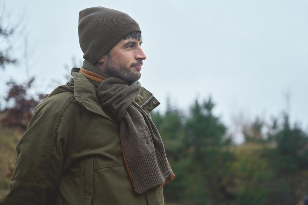 Harkila Härkila reversible beanie Shadow brown/Rustique clay