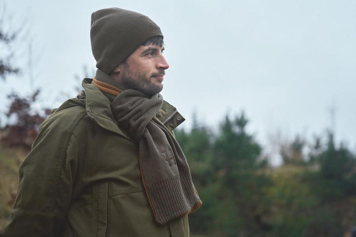 Harkila Härkila reversible beanie Shadow brown/Rustique clay