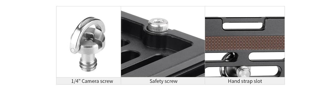 Leofoto NP-50 50mm Arca-Swiss Plate for NB-34 & NB-40 Heads
