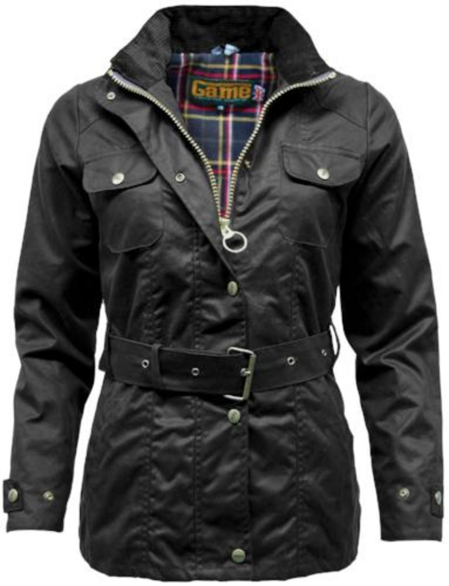 Game Ladies Game Blaze Belted Premium Wax Jacket