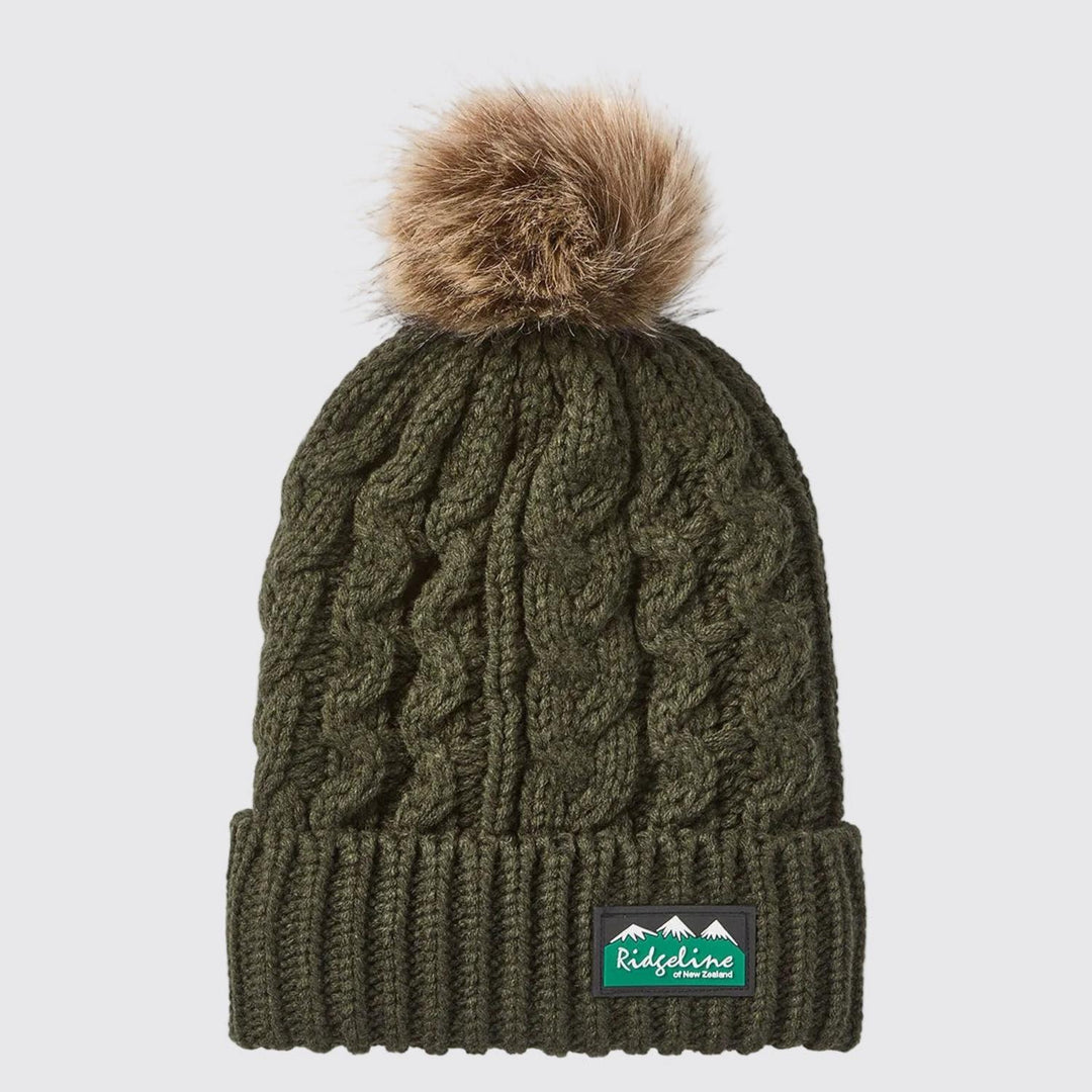 Ridgeline Nordic Fleck Bobble Hat Teak – view 26