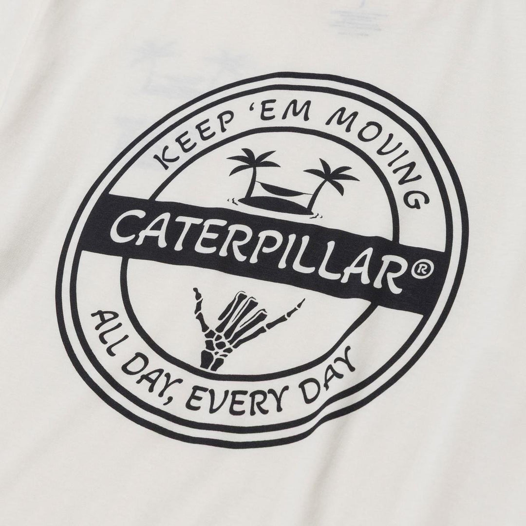 Caterpillar Graphic Tee Vanilla – view 4