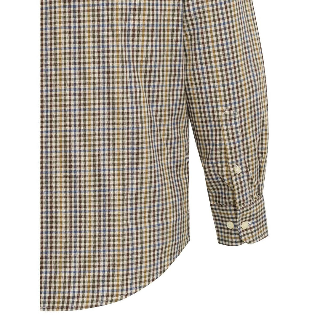 Beretta BRYGGEN SHIRT Brown & Beige Check