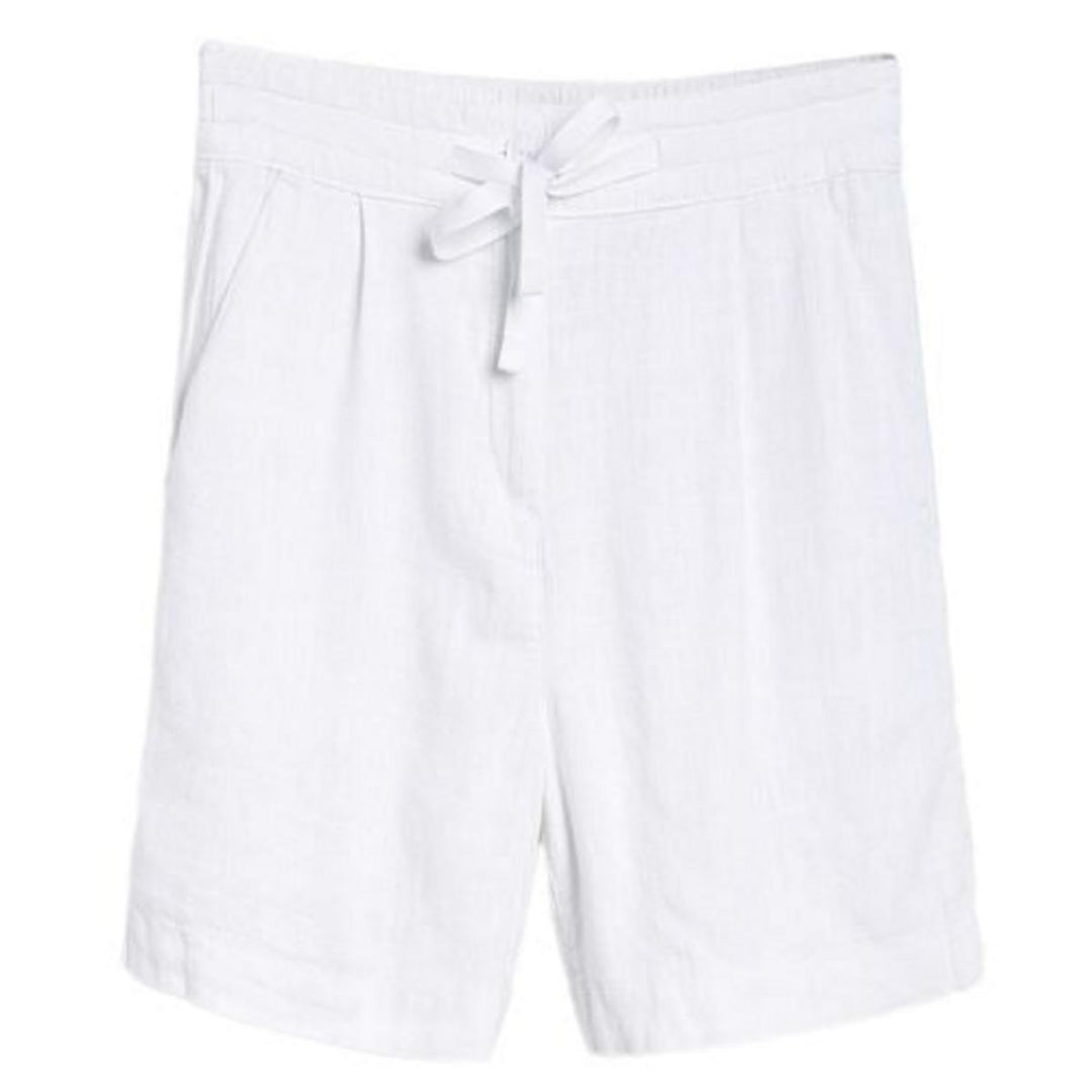 ek Wholesale Womens Linen Blend Knee Shorts - 2575 – view 2