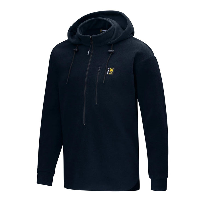 Swazi The Hood 280gsm Polar Fleece Hoodie - Black – view 15