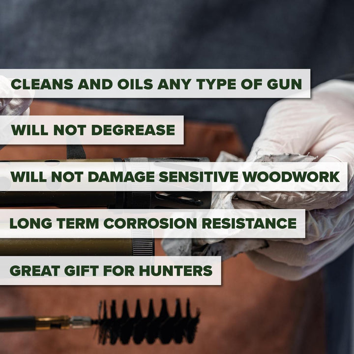 BushWear Napier Gun Cleaner 750ml Spray and Napier Gun Oil 125ml Bundle