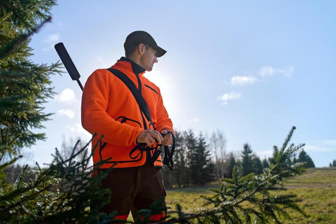 Harkila Wildboar Pro Blaze fleece jacket Orange blaze