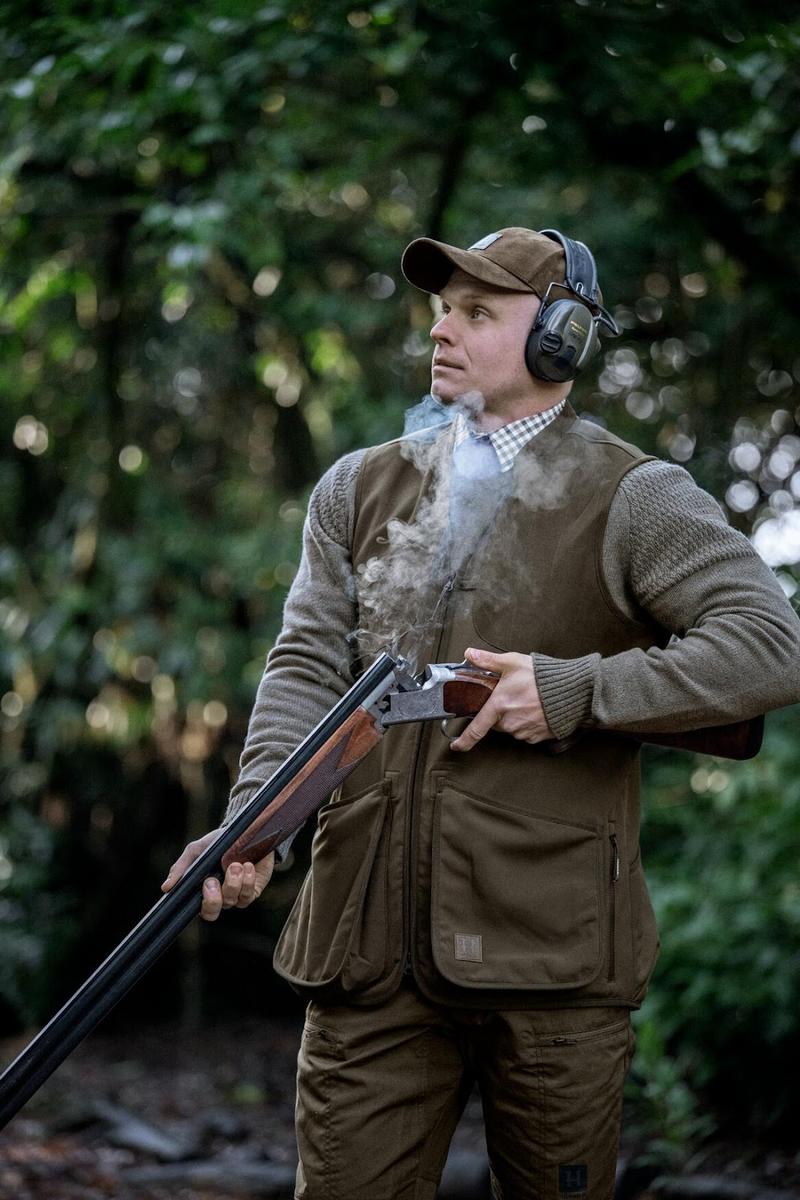 Harkila Skye shooting waistcoat Willow green/Shadow – view 8
