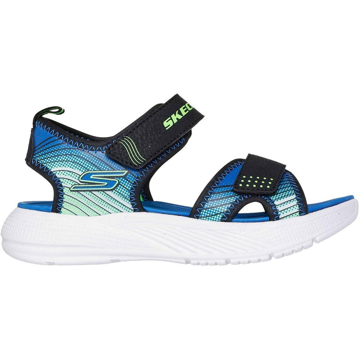 Skechers Microspec-Splash Sandal Black/Lime – view 5