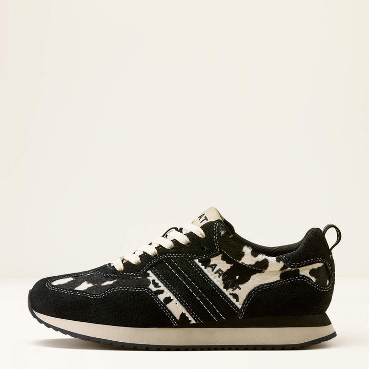 Ariat Ladies Ranch Runner Blk Sd/blk Wht High Rise On