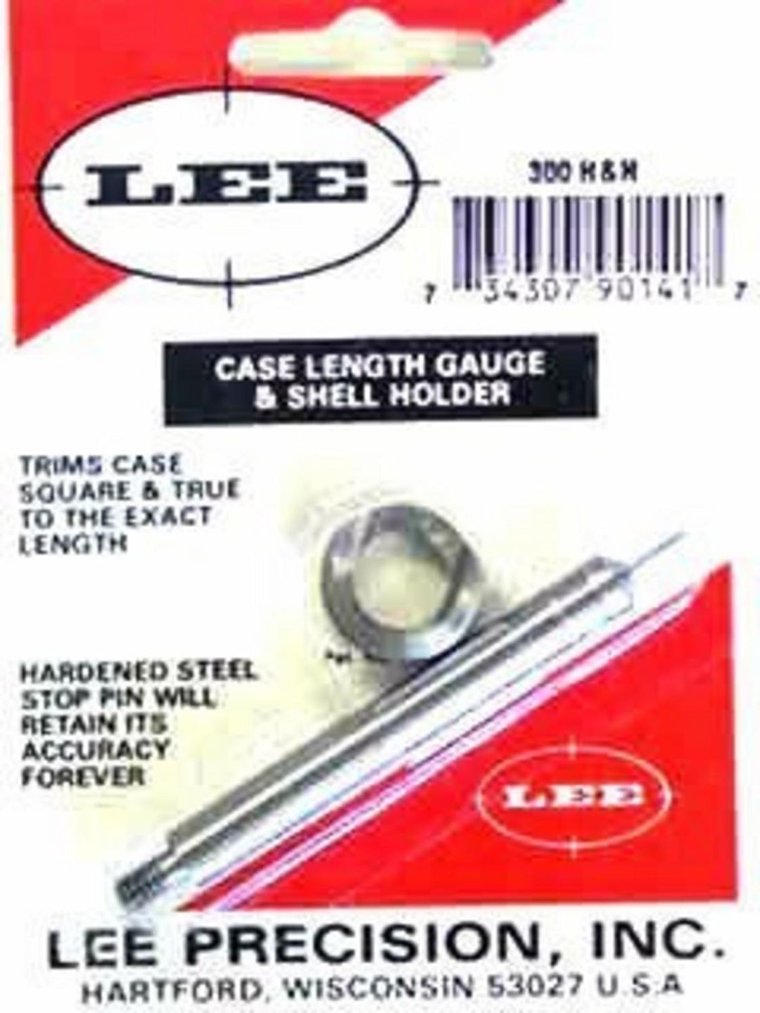 Lee Precision 300 H&H 300 RUM Case Length Gauge and Shell Holder