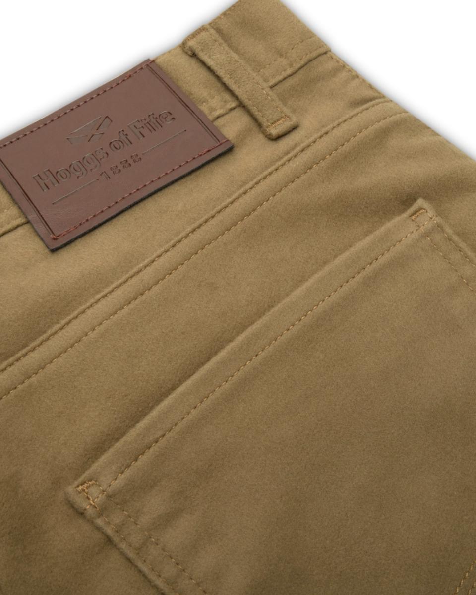 Hoggs of Fife Carrick Stretch Technical Moleskin Jeans Dried Moss