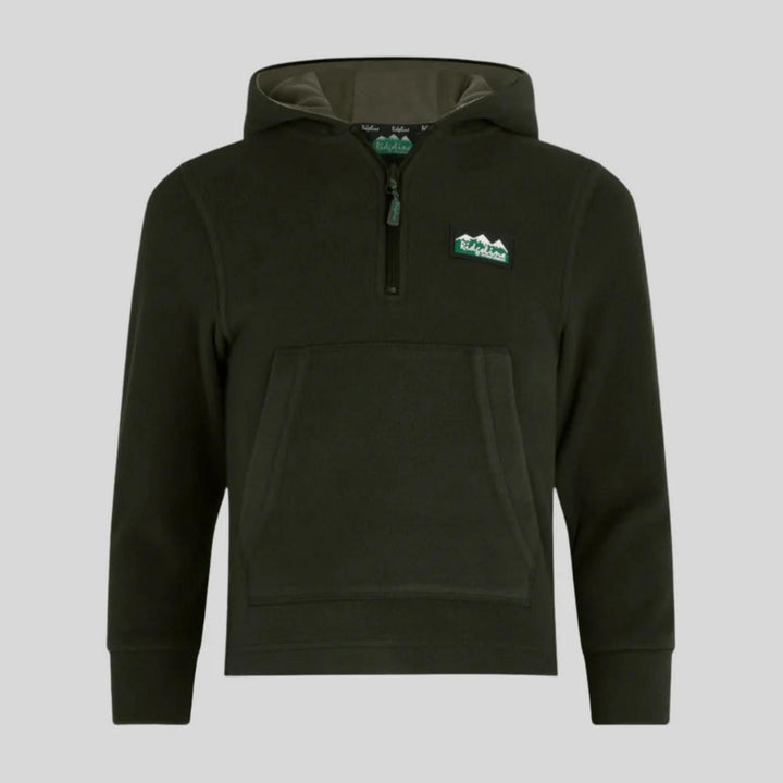 Ridgeline Kids Ballistic Long Sleeved Fleece Hoodie Deep Forest