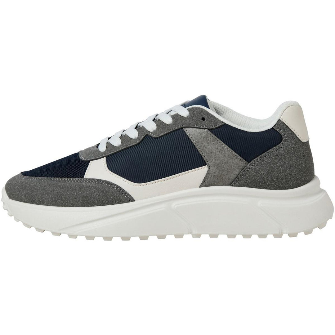 Jack & Jones Aspire Runner Trainer Castlerock/Navy Blazer