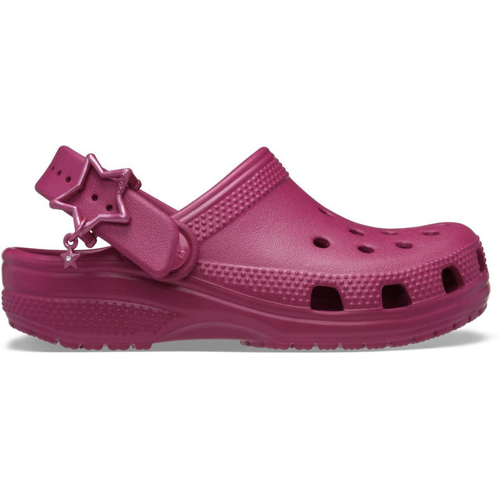 Classic Star Buckle Clog Toddler Royal Pink