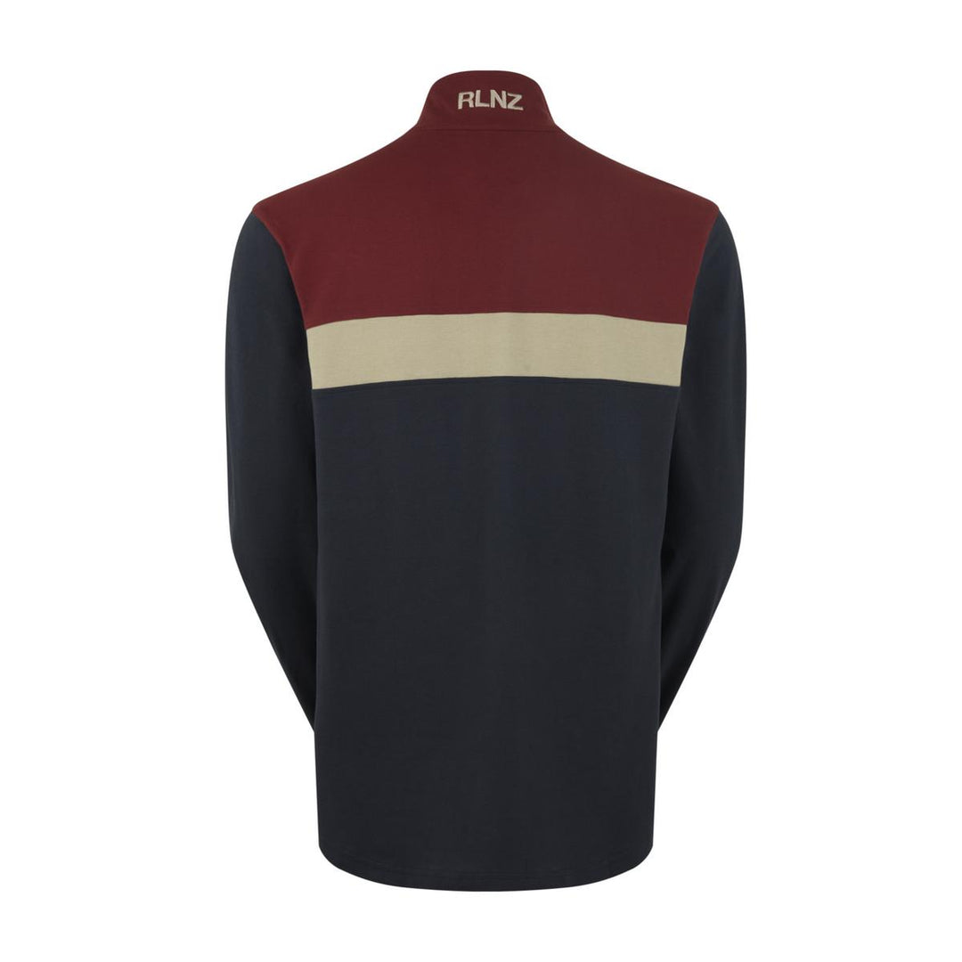 Ridgeline Mens Back Slider Rugby Top Navy Multi