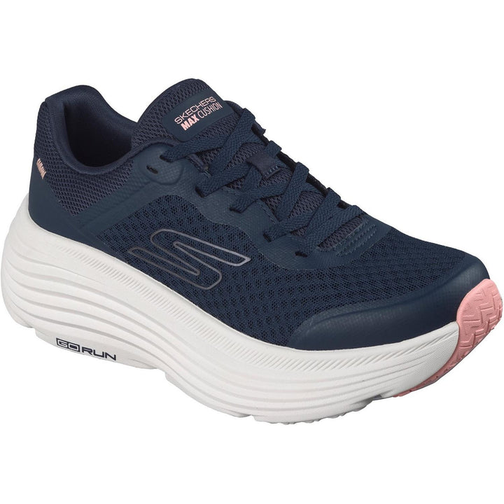 Max Cushioning Endeavour Trainer Navy Synthetic/Pink Trim