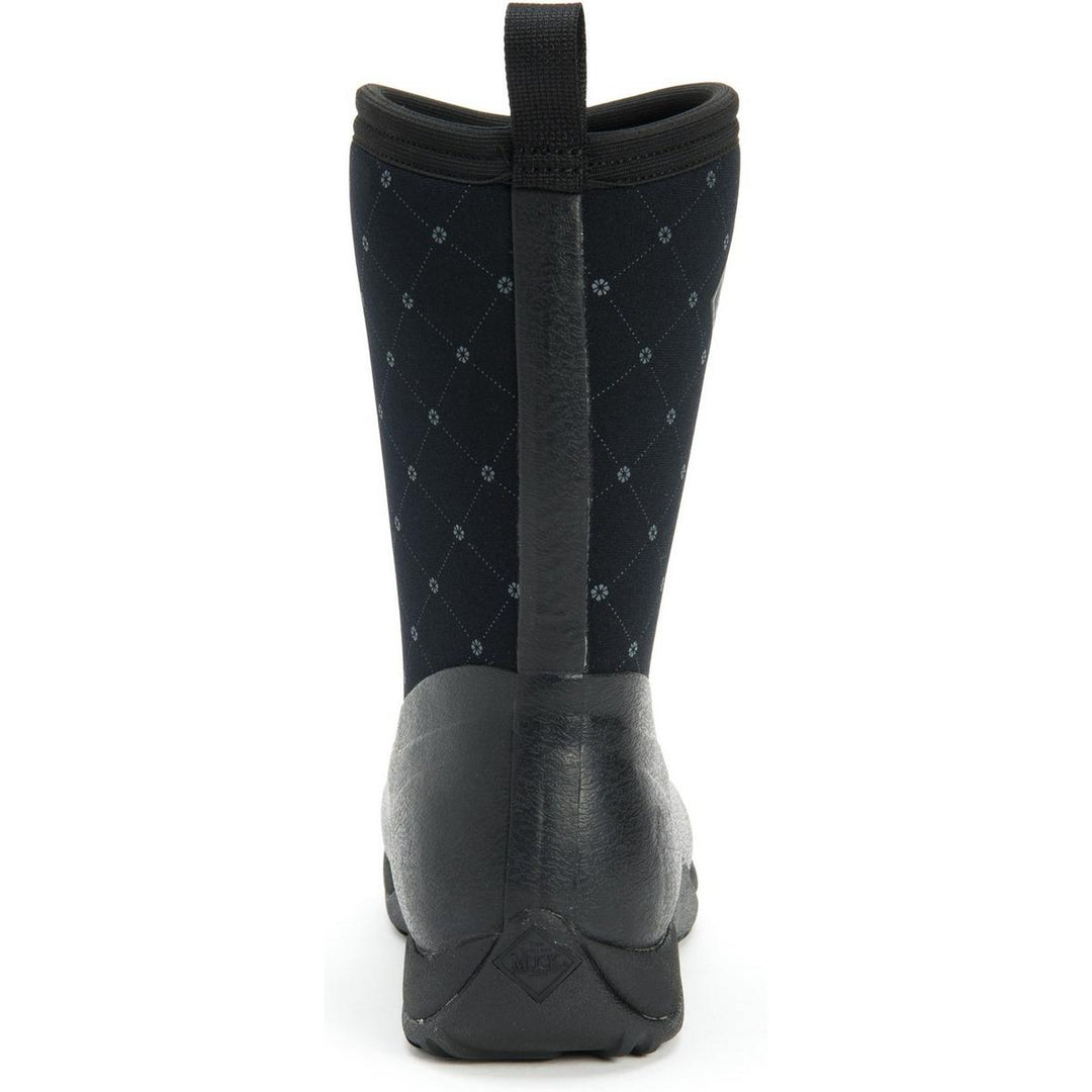 Muck Boots Arctic Weekend Pull On Wellington Boot Black Quil – view 5
