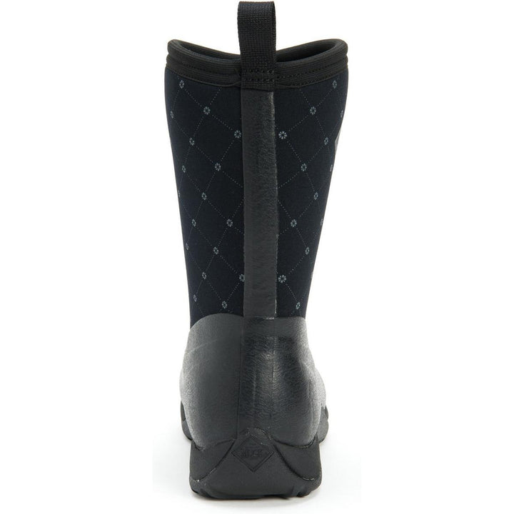 Muck Boots Arctic Weekend Pull On Wellington Boot Black Quil – view 5