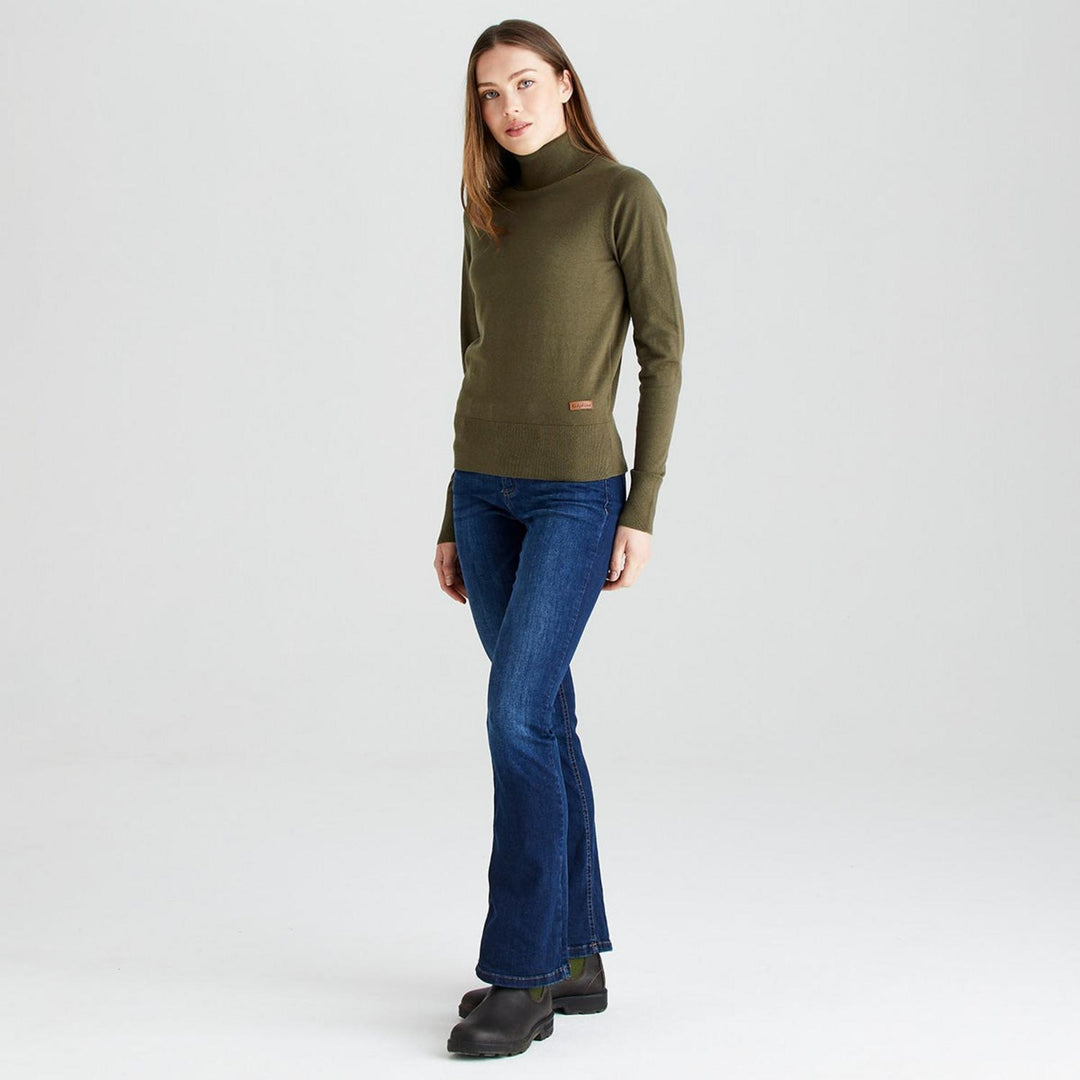 Ridgeline Womens Melford Knit Roll Neck