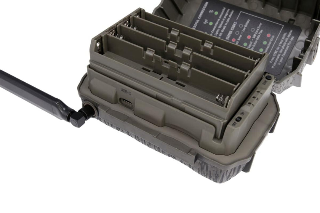 Stealth Cam Stealth Cam Fusion Max 2.0 Global Cellular Trail Camera – 40MP, 1440p Video, AI Command Pro App