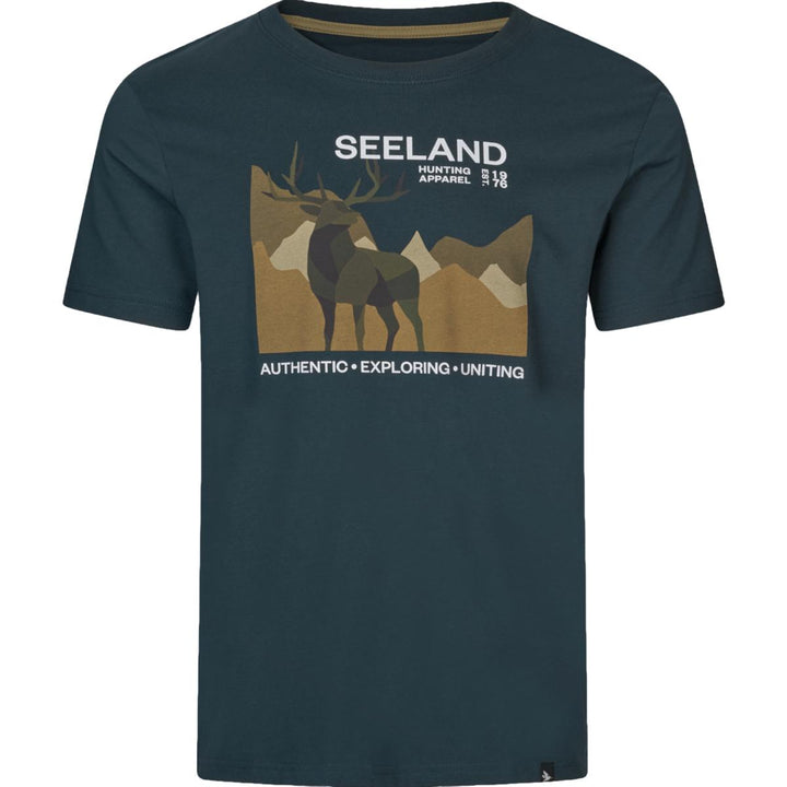 Seeland Fragment T-shirt Dark Blue
