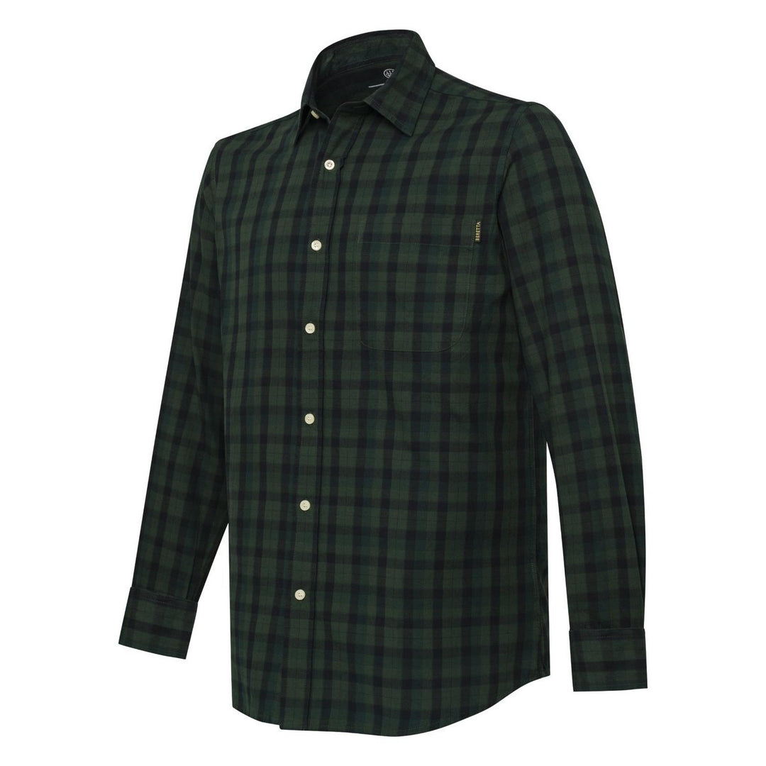 Bryggen Shirt Green and Black Check – view 2