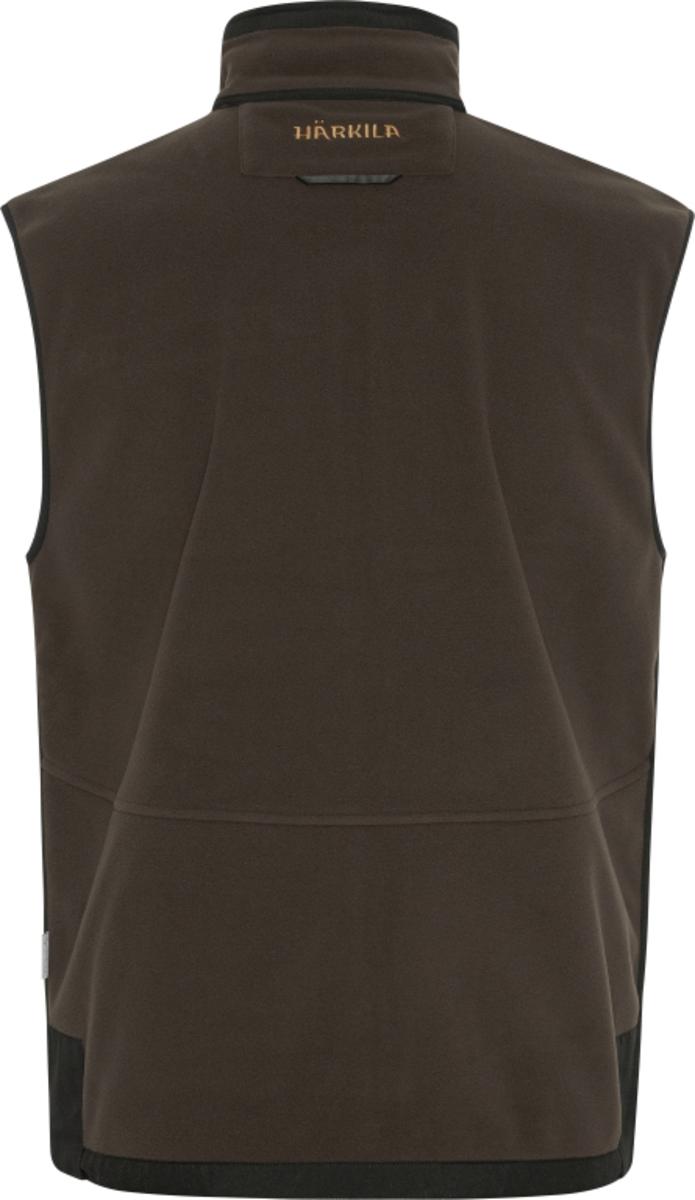 Harkila Kamko fleece waistcoat Brown/Red