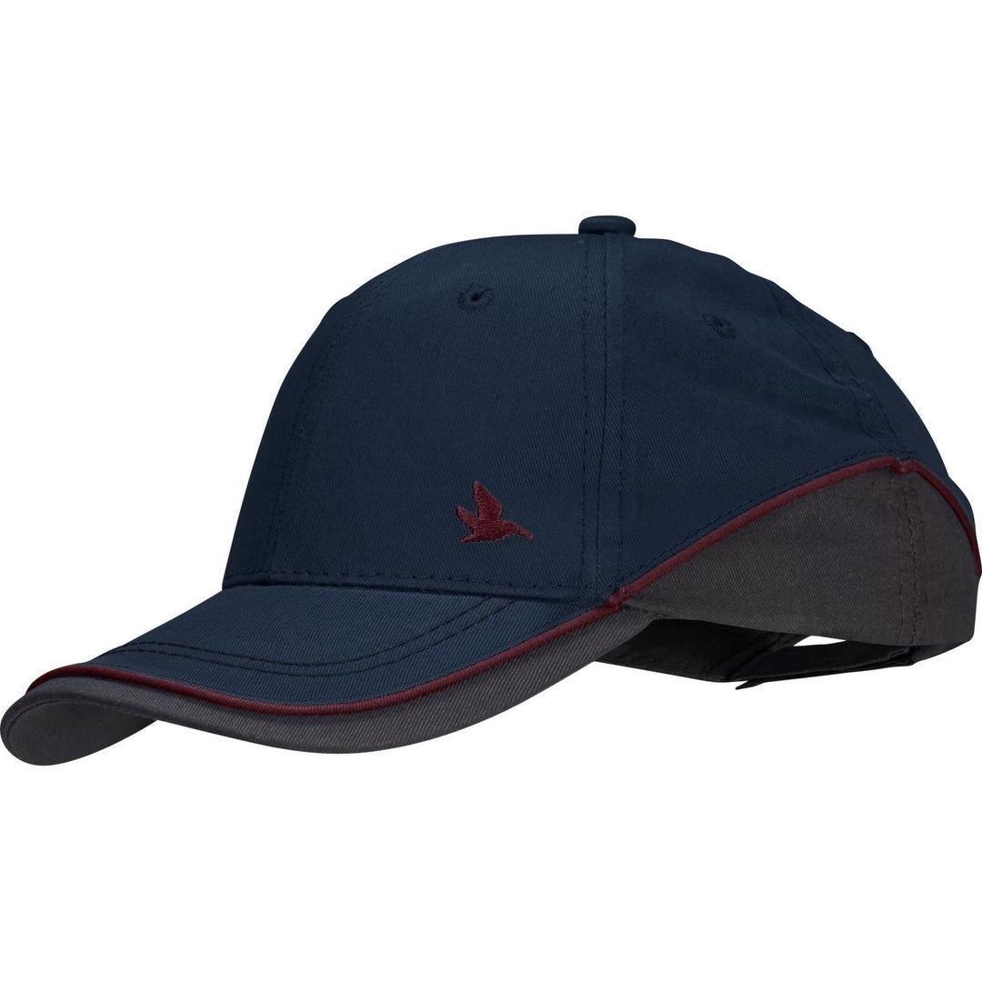Seeland Skeet Cap Classic Blue Broad-Brimmed Shooting Cap – view 2