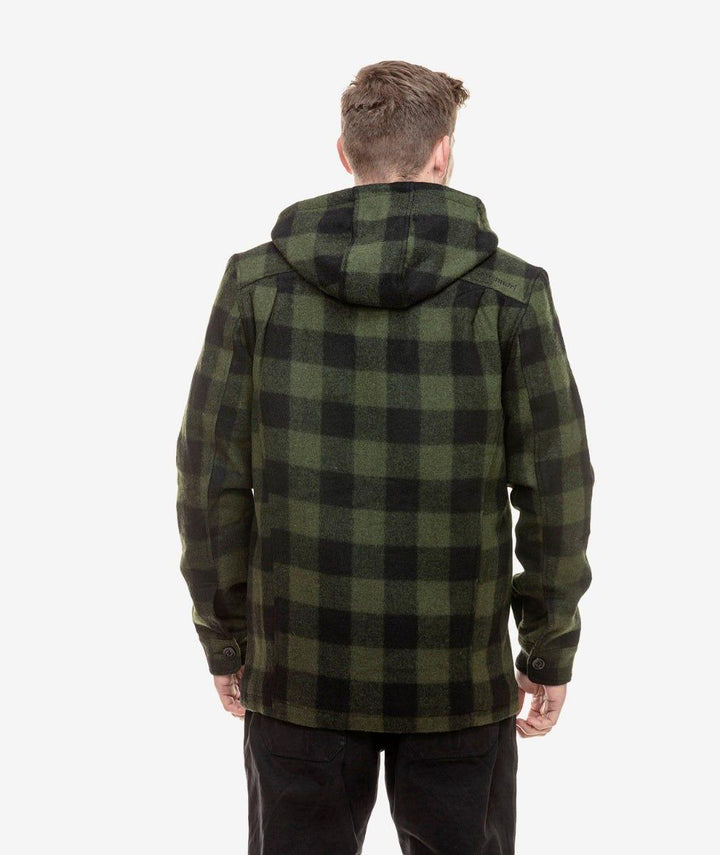 Swanndri Hudson Hoodie Olive/Black Check