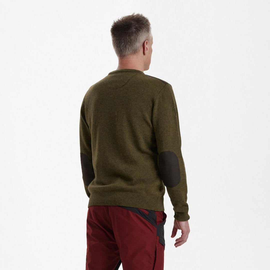Deerhunter Sheffield Knit w. O-neck Cypress