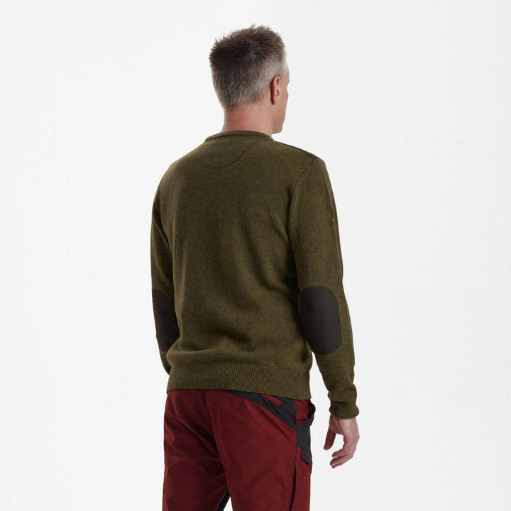 Deerhunter Sheffield Knit w. O-neck Cypress