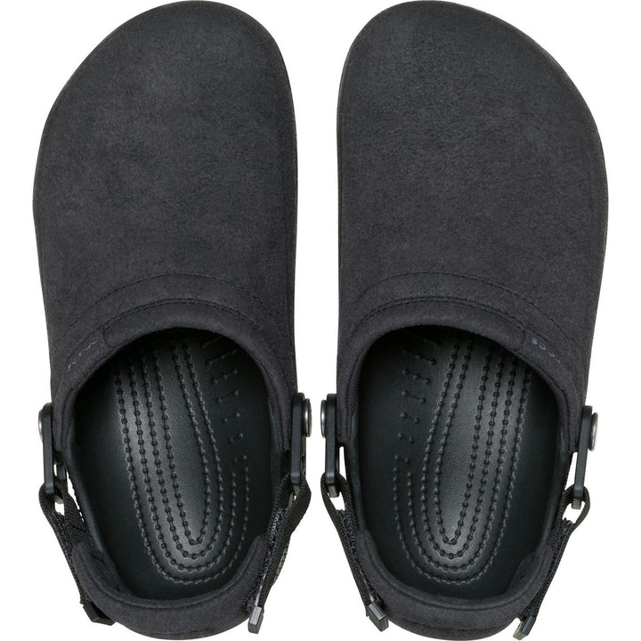 Classic Crafted Vegan Suede Clog Black