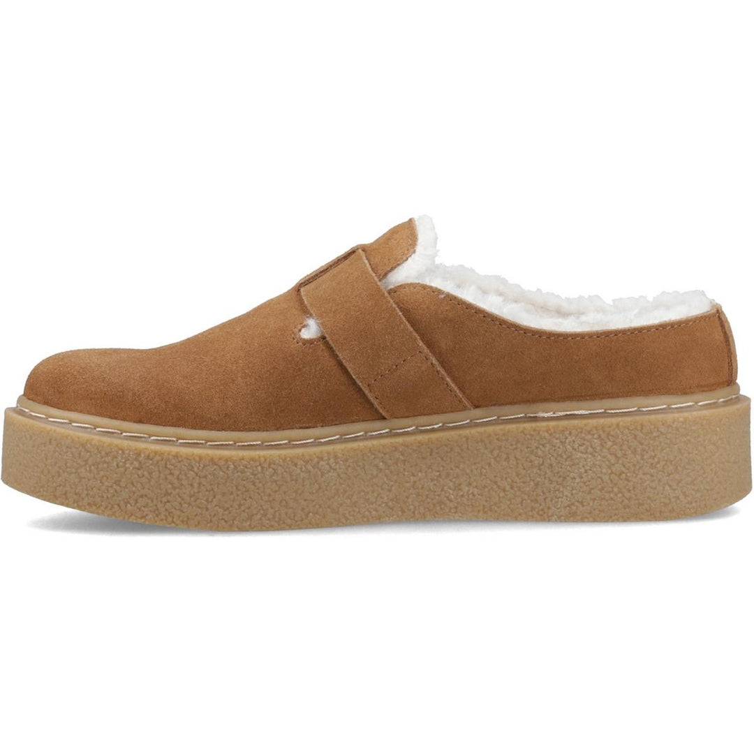 Hush Puppies Blanche Fur Mule Tan