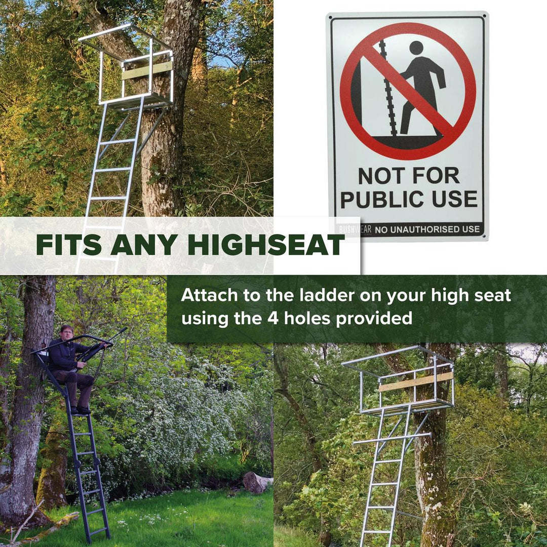 BushWear Highseat Sign